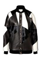Fausto Puglisi Fausto Puglisi Leather Patchwork Bomber Jacket