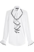 Karl Lagerfeld Karl Lagerfeld Cotton Blouse With Ruffles