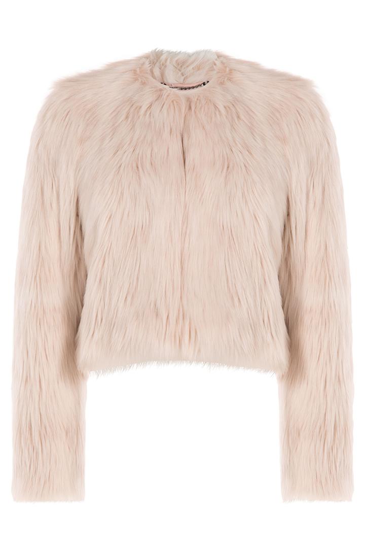 Red Valentino Red Valentino Faux Fur Jacket - Rose