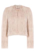 Red Valentino Red Valentino Faux Fur Jacket - Rose