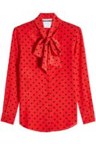 Moschino Moschino Printed Silk Blouse
