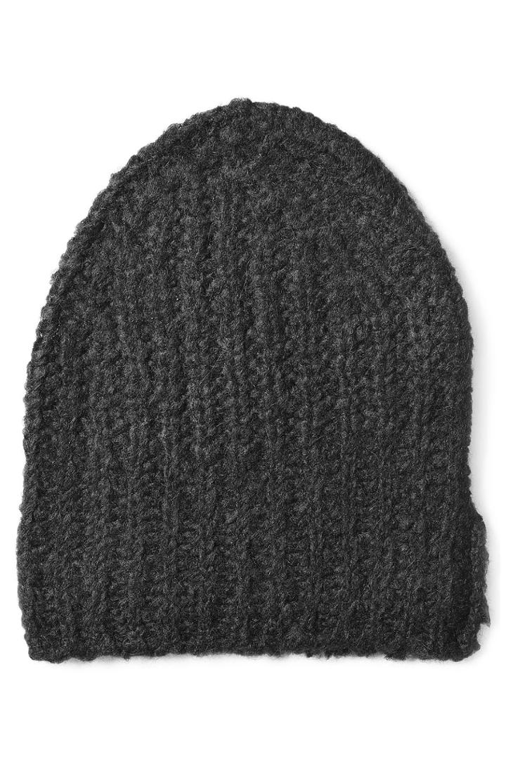 81 Hours By Dear Cashmere 81 Hours By Dear Cashmere Hat With Alpaca And Merino Wool - Black