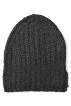 81 Hours By Dear Cashmere 81 Hours By Dear Cashmere Hat With Alpaca And Merino Wool - Black