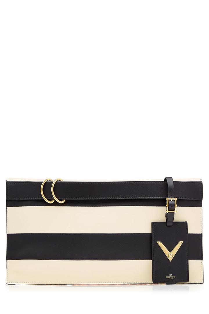 Valentino Valentino My Rockstud Leather Clutch - Multicolored