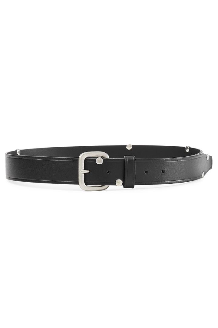 Maison Margiela Maison Margiela Leather Belt With Studs - Black
