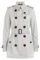Burberry Brit Burberry Brit Fabric Trench Coat - Grey