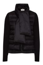 Moncler Moncler Quilted Down Cardigan With Virgin Wool