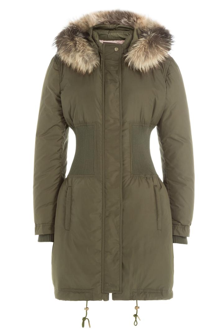 Roberto Cavalli Roberto Cavalli Army-style Parka With Fur Collar