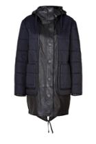 Alexander Wang Leather-paneled Parka