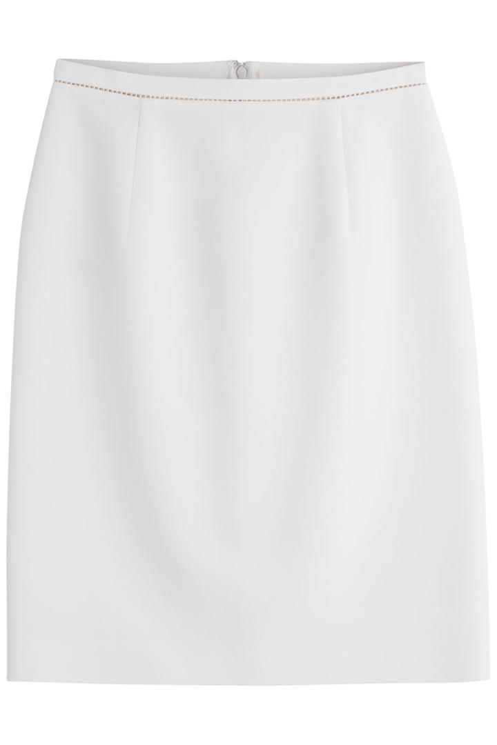 Giambattista Valli Giambattista Valli Silk-cotton Pencil Skirt - White