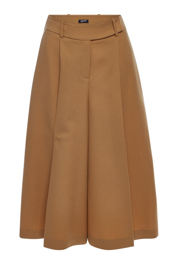 Jil Sander Navy Jil Sander Navy Fleece Wool Culottes