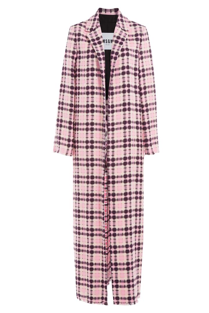 Msgm Msgm Printed Cotton Coat - Multicolor