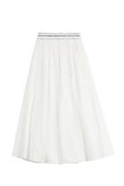 Vionnet Vionnet Cotton Midi Skirt - White