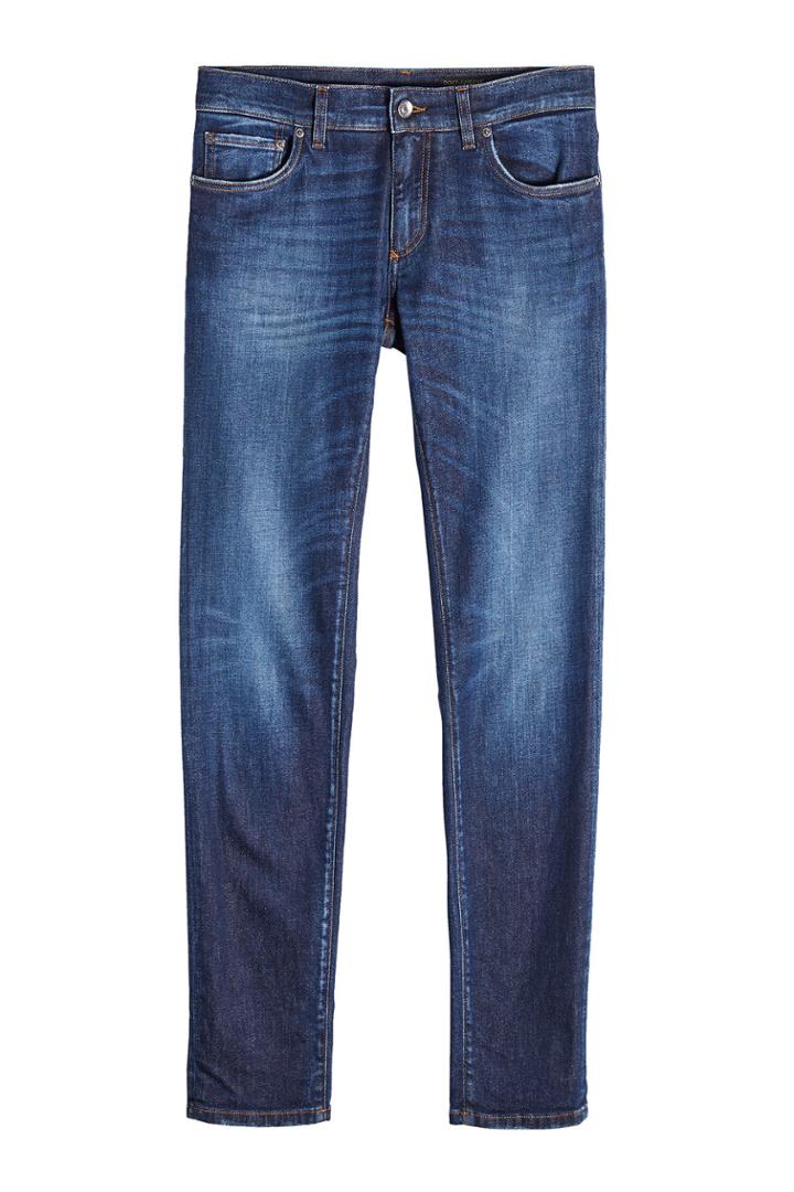Dolce & Gabbana Dolce & Gabbana Slim Jeans With Pocket Patch