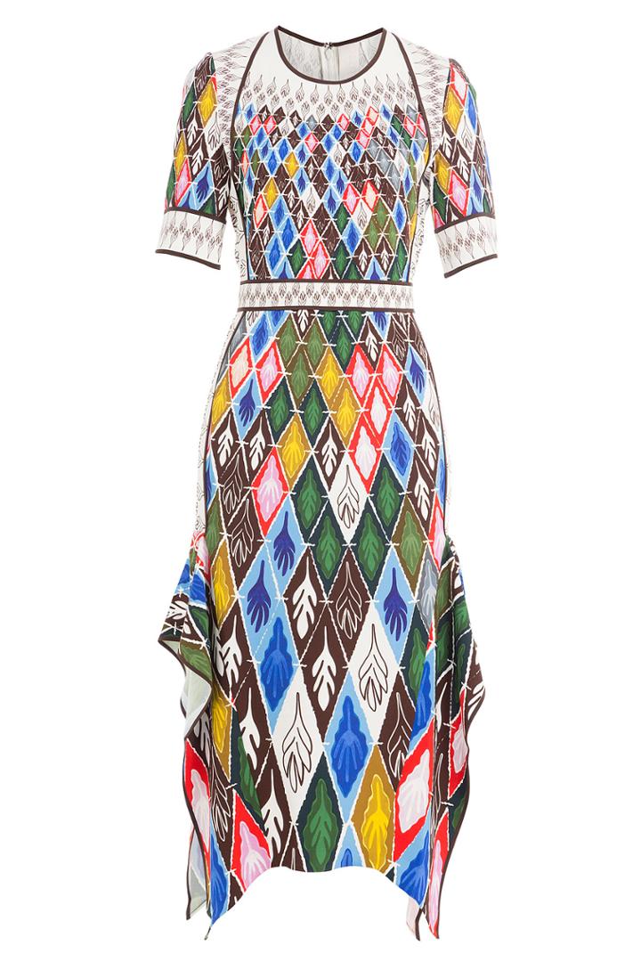 Peter Pilotto Peter Pilotto Printed Midi Dress - Multicolor