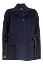 Joseph Joseph Wool Coat With Fabric Ties