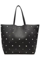 R.e.d. Valentino R.e.d. Valentino Embellished Leather Tote - Black