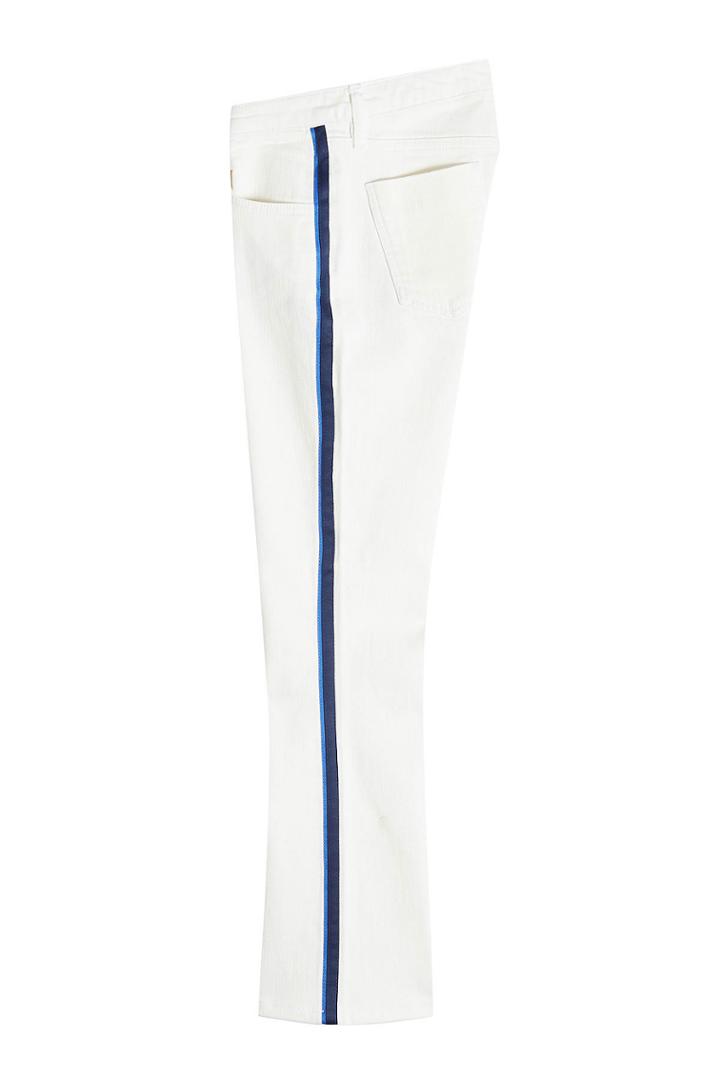 Victoria, Victoria Beckham Victoria, Victoria Beckham Flared Jeans With Tuxedo Stripe