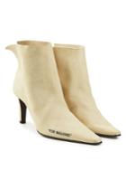 Off-white Off-white For Walking Suede Leather Ankle Boots