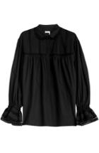 Sonia Rykiel Cotton Blouse With Cut Out Inserts