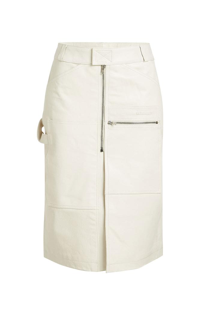 Vetements Vetements Workwear Leather Skirt