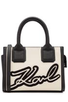 Karl Lagerfeld Karl Lagerfeld Tote With Logo Front - Multicolor