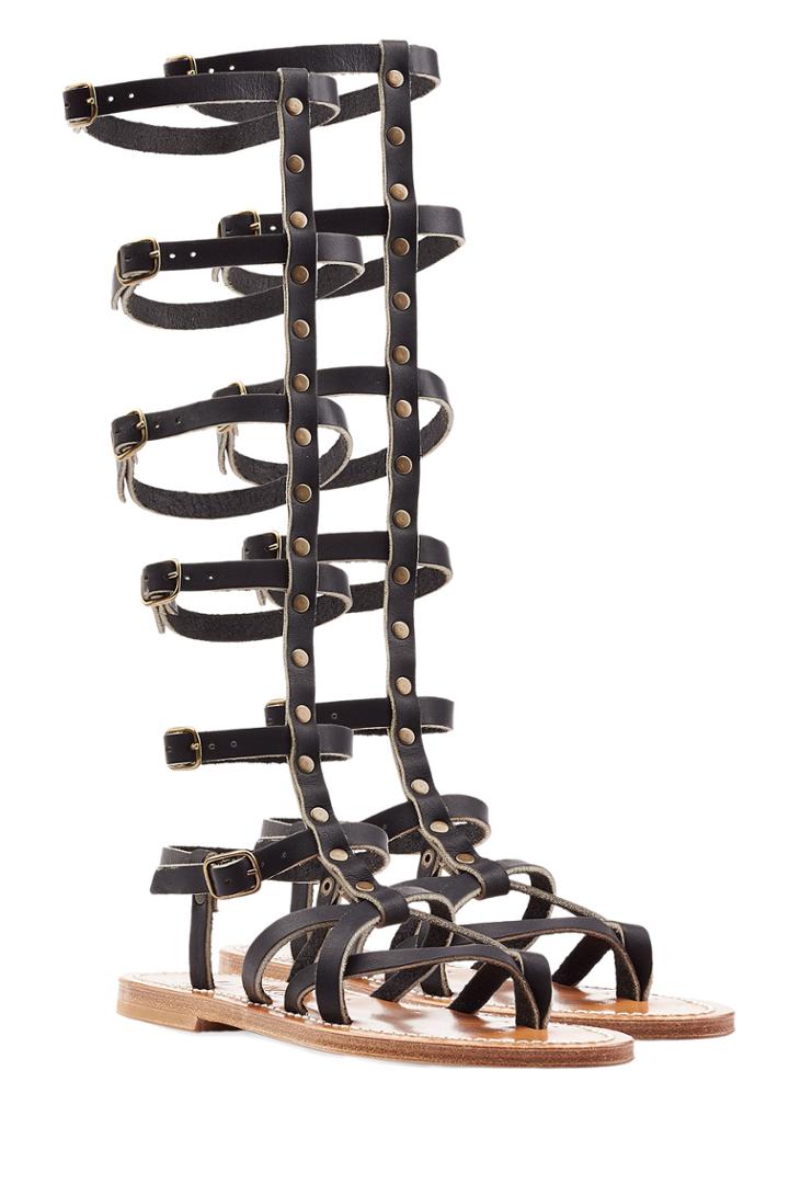 K.jacques K.jacques Appiap Leather Sandals - Black