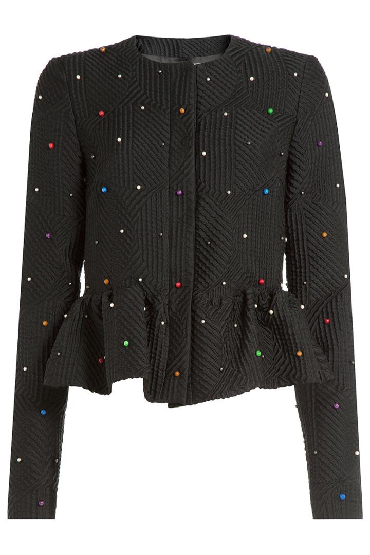 Marco De Vincenzo Marco De Vincenzo Embellished Jacquard Jacket