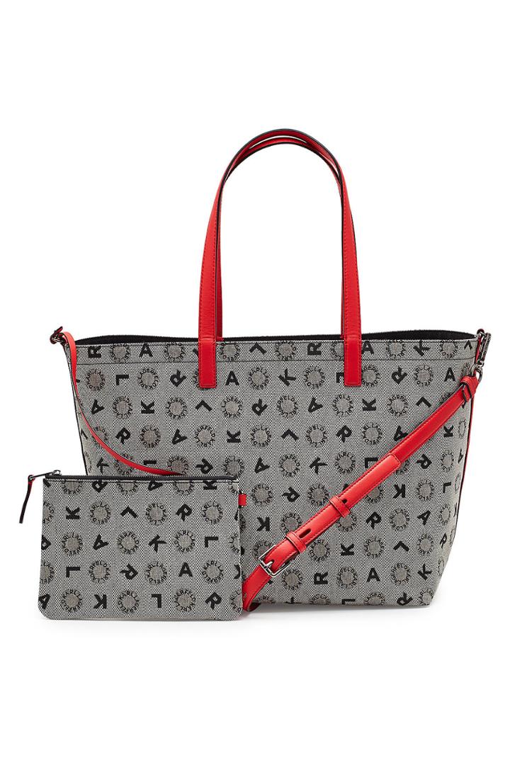 Karl Lagerfeld Karl Lagerfeld K/jacquard Reversible Shopper With Leather