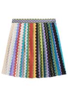 Missoni Missoni Flared Crochet Knit Skirt