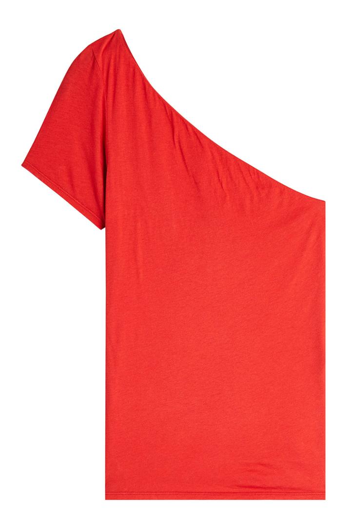 Velvet Velvet Asymmetric Jersey Top