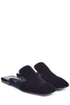 Jil Sander Jil Sander Velvet Slip-ons - Blue