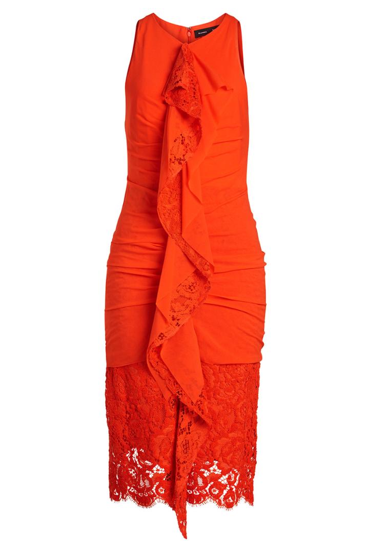 Proenza Schouler Proenza Schouler Ruffled Dress With Lace