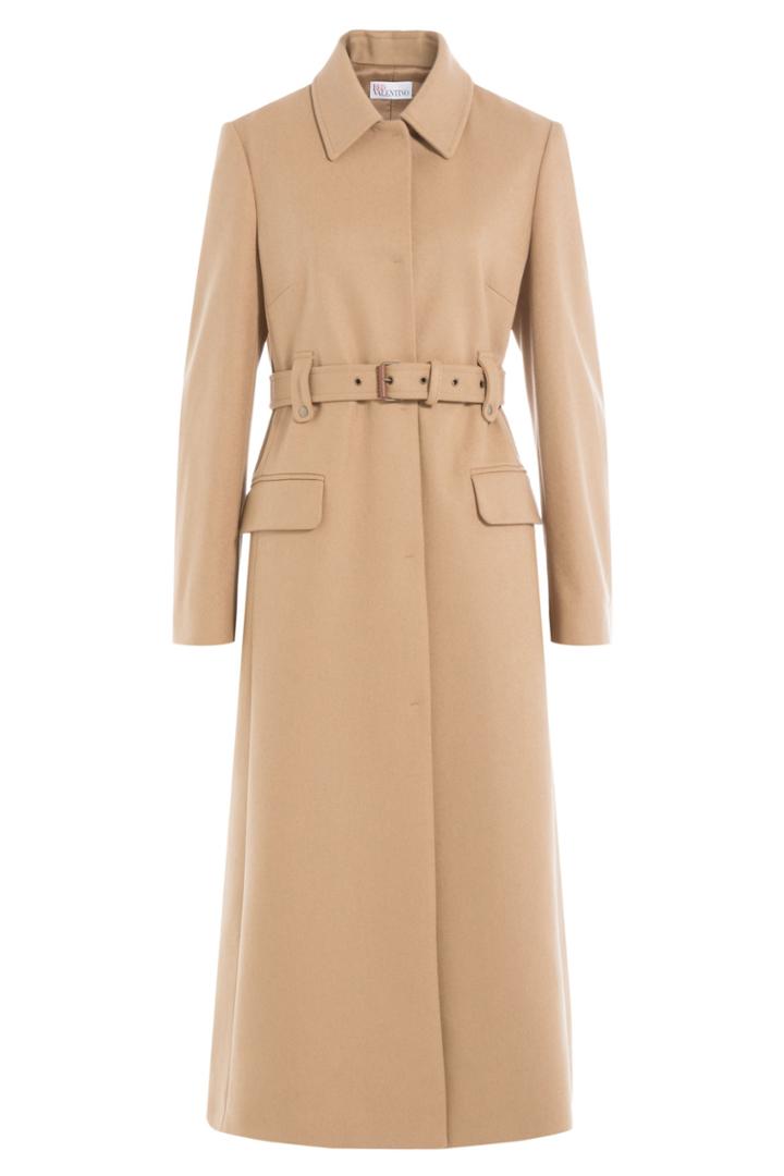 Red Valentino Red Valentino Wool Trench Coat - Beige