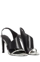 Alexander Wang Lizard Embossed Leather Sandals
