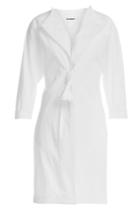 Jil Sander Jil Sander Wrinkled Cotton Coat - White