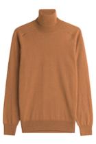 Ami Ami Merino Wool Turtleneck With Cashmere - Camel