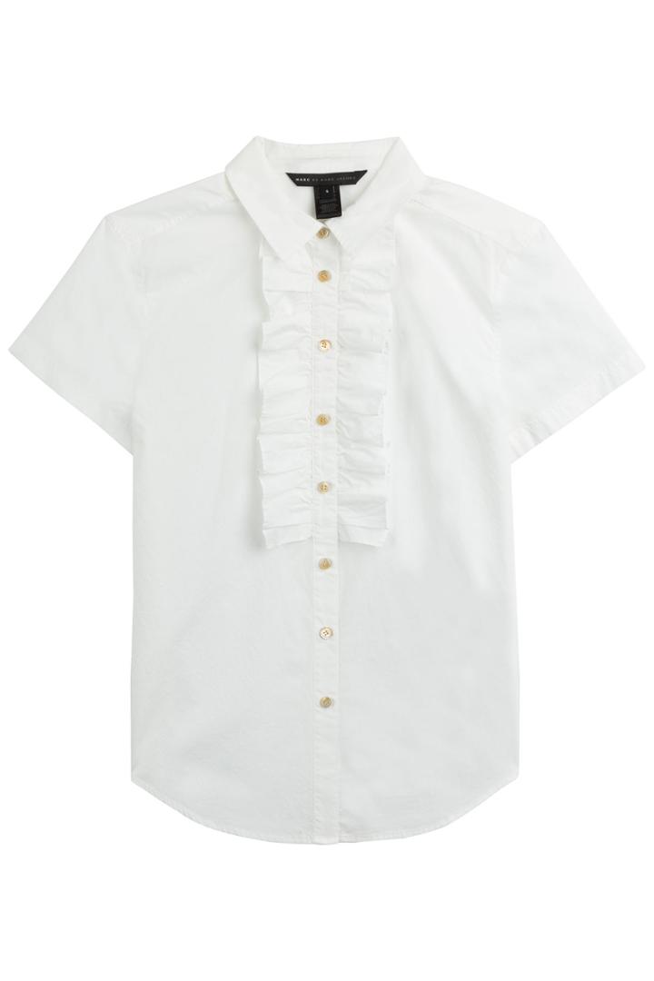 Marc By Marc Jacobs Marc By Marc Jacobs Cotton Blouse With Ruffles - White