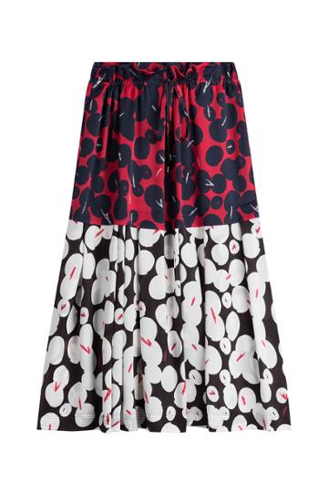 Jil Sander Navy Jil Sander Navy Printed Skirt - Multicolor