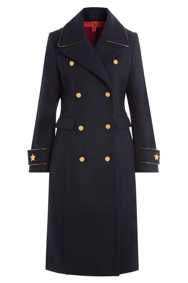 Hilfiger Collection Hilfiger Collection Coat With Wool - Blue