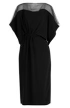 Vionnet Draped Dress With Chiffon