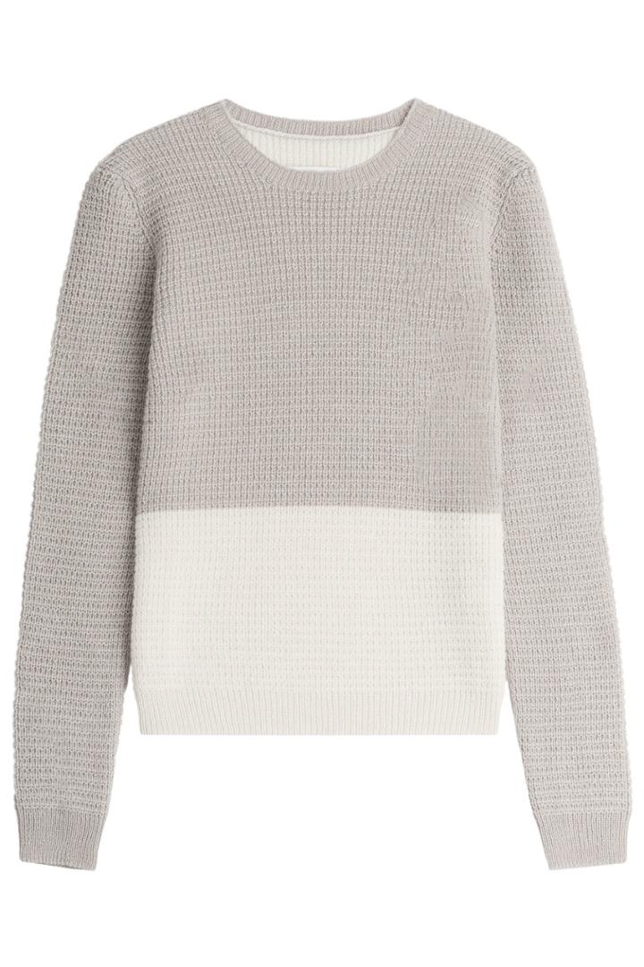 Maison Margiela Maison Margiela Wool-alpaca Two Tone Pullover