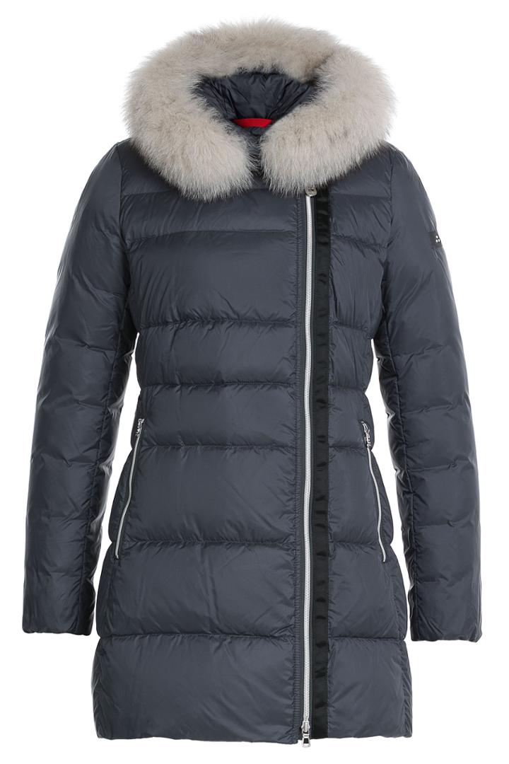 Peuterey Peuterey Loyal Mrq Down Parka With Fox Fur Collar - Blue