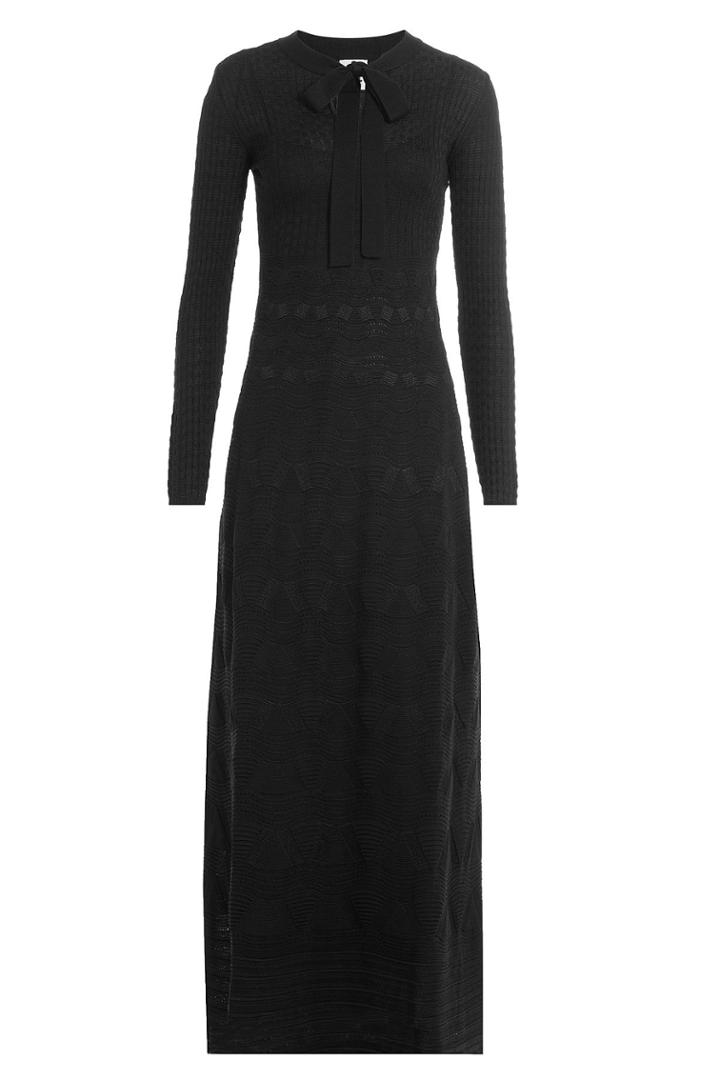 M Missoni M Missoni Knit Dress With Tie Neckline