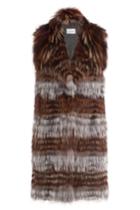 Yves Salomon Yves Salomon Fox Fur Vest - Multicolor