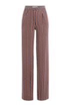 Diane Von Furstenberg Diane Von Furstenberg Wide Leg Silk Pants - Multicolor
