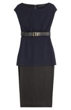 Donna Karan New York Dress With Leather Belt