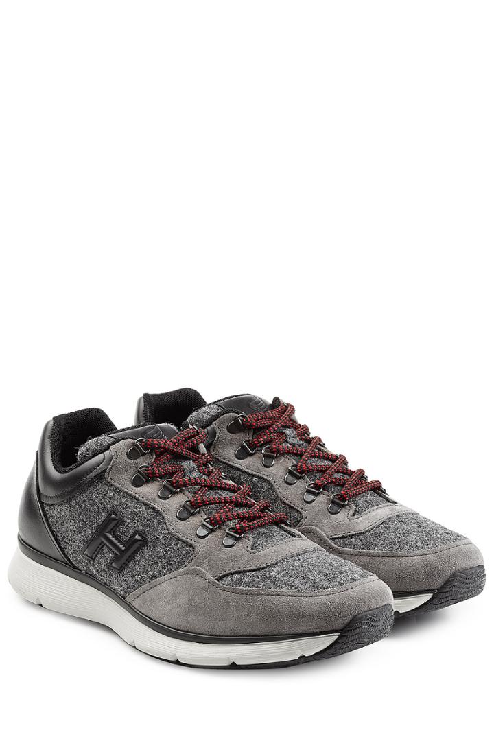 Hogan Hogan Sneakers With Suede And Felt - Multicolor