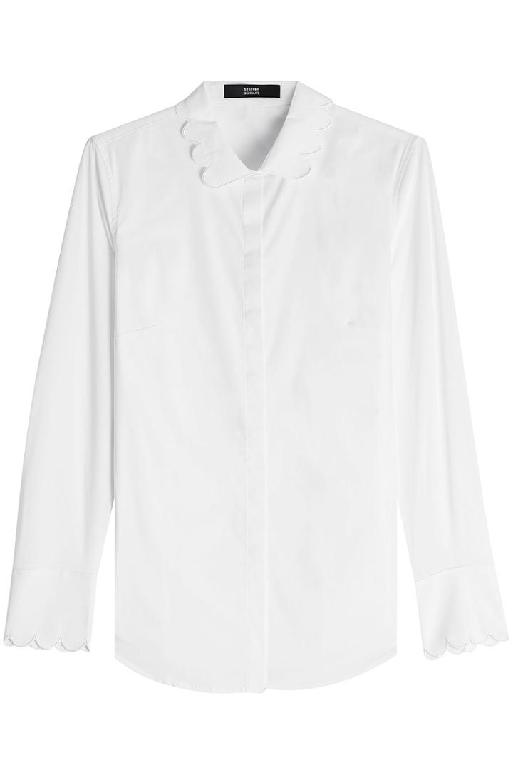 Steffen Schraut Steffen Schraut Blouse With Scalloped Collar And Cuffs