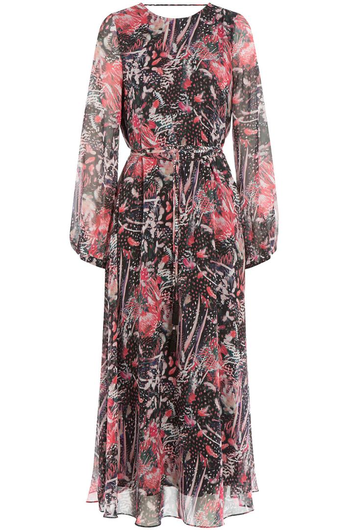 Iro Iro Aby Printed Silk Chiffon Dress - None